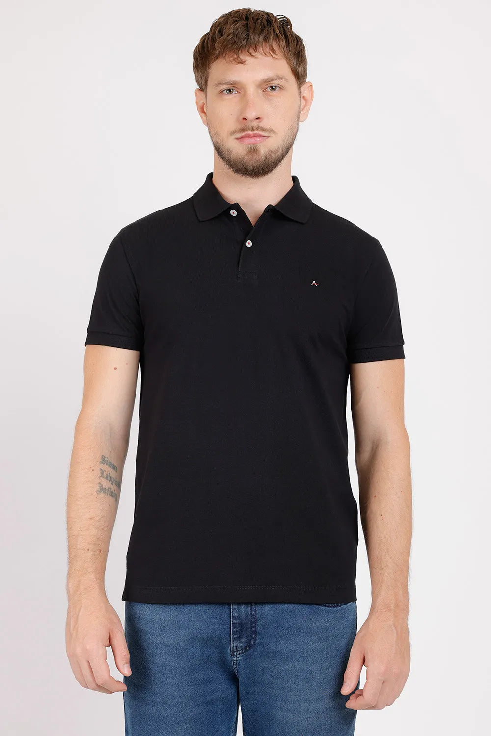 Polo Básica Aramis Piquet Regular Preto PO.10.0027007