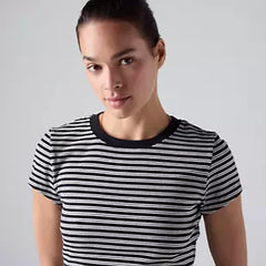 CAMISETA FEMININA BABY TEE LISTRADA LEVI´S® ORIGINAL 0085R0003