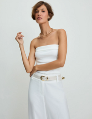 BLUSA FEMININA MALHA PREGAS LATERAIS SHOULDER ORIGINAL 012523180003