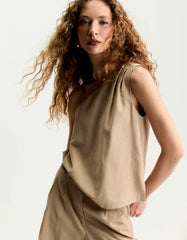 BLUSA FEMININA RETA ASSIMETRICA SHOULDER ORIGINAL 012510129009