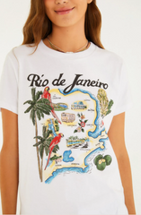 T-SHIT FEMININA FIT MAPA OFF WHITE FARM ORIGINAL 358710