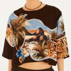 TSHIRT FEMININA LENCO RIO PARAISO FARM ORIGINAL 366713