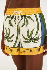 SHORTS FEMININO GRAFICO TROPICAL FARM ORIGINAL 358957