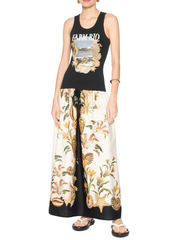 VESTIDO FEMININO LENCO MOLDURA CONCHAS FARM ORIGINAL 358728