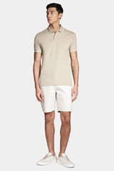 POLO MASCULINA CLASSIC 1 FRISO AMENDOA C/ OFF WHITE ARAMIS ORIGINAL PO.10.0284626