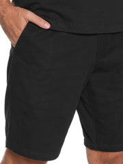 BERMUDA MASCULINA CHINO COLOR KOMBAT PRETO ARAMIS ORIGINAL BE.13.0211007
