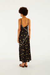 VESTIDO FEMININO  LONGO LENCO PETRA FARM ORIGINAL 369635