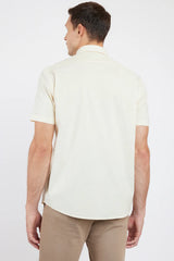 CAMISA MASCULINA REGULAR ALGODAO FIO A FIO AMARELO ARAMIS ORIGINAL MC.06.0499024