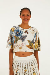 TSHIRT FEMININO CROPPED JARDIM GUANABARA FARM ORIGINAL 361730