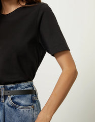 T-SHIRT FEMININA ALGODAO PIMA SHOULDER ORIGINAL 012434020001