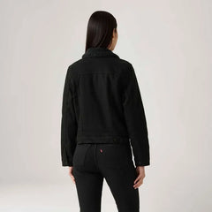 JAQUETA FEMININA JEANS SHERPA PRETA LEVI´S® ORIGINAL 361360020