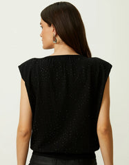 BLUSA FEMININA TRICOT BRILHO SHOULDER ORIGINAL 241434902