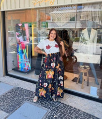 VESTIDO FEMININO MIDI SELVA DE FLOR FARM ORIGINAL 365420