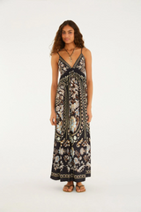VESTIDO FEMININO LONGO DANIELA FARM ORIGINAL 356679