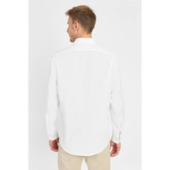 CAMISA MASCULINA REGULAR LINHO E ALGODAO BRANCA ARAMIS ORIGINAL ML.05.0172001