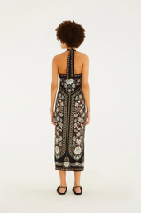 VESTIDO FEMININO MIDI DANIELA FARM ORIGINAL 358479
