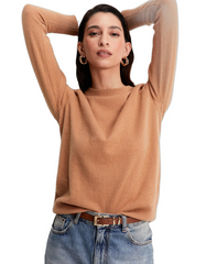 BLUSA FEMININA TRICOT CASHMERE SHOULDER ORIGINAL  012514349015