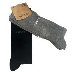 MEIA LEVI'S UNISSEX PRETA E CINZA ORIGINAL LBA060030