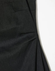 VESTIDO FEMININO MIDI PREGAS SHOULDER ORIGINAL 012511039002