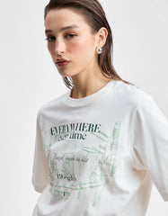 T-SHIRT FEMININA EVERYWHERE SHOULDER ORIGINAL 012524010002