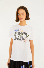 TSHIRT FEMININO FIT RIO CALCADAO FLORES OFF WHITE FARM ORIGINAL 358729