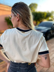 T SHIRT FEMININA PARIS CREAM GATABAKANA ORIGINAL 38936001103