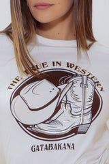 T SHIRT FEMININA COUNTRY GATABAKANA ORIGINAL 3911900001