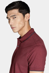 POLO  MASCULINA CLASSIC CABERNET FRISO C/ MARIN ARAMIS ORIGINAL PO.10.0284647/010