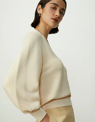 BLUSA FEMININA TRICOT DETALHE CANELADOSHOULDER ORIGINAL 241433906
