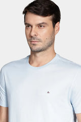 CAMISETA MASCULINA BASICA AZUL PASTEL ARAMIS ORIGINAL CS.12.0537627
