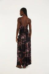VESTIDO FEMININO LONGO FLORAL ESTELAFARM ORIGINAL 346360