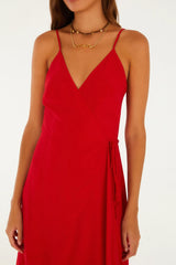 VESTIDO FEMININO TRANSPASSE LONGO FARM ORIGINAL 367245