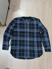 CAMISA MASCULINA REGULAR SARJA MAXI XADREZ NAVY MARINHO ARAMIS ORIGINAL ML.05.0225010