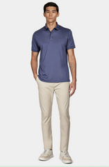 POLO INTERLOCK ALGODAO PIMA TECH (PA) AZUL INDIGO PO.11.0014654