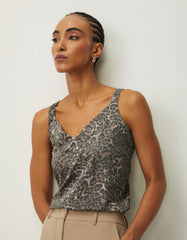REGATA FEMININA MALHA ONCA ESCURA SHOULDER ORIGINAL 241316100