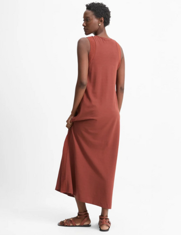 VESTIDO SHOULDER MALHA RETILINEA LATERAL TERRA COTA ORIGINAL 012523246001