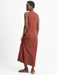 VESTIDO SHOULDER MALHA RETILINEA LATERAL TERRA COTA ORIGINAL 012523246001
