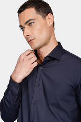 CAMISA MASCULINA SLIM TRICOLINE STRETCH MARINHO ARAMIS ORIGINAL ML.02.0676010