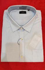 CAMISA REGULAR XADREZ AZUL CLARO C/BRANCO ARAMIS ORIGINAL MC.06.0627003/001