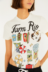 BODY FEMININO PRAIA CARIOCA FARM ORIGINAL 362965