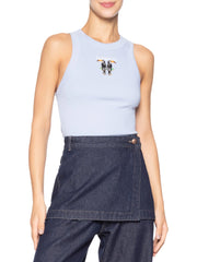REGATA FEMININA CROPPED BORDADA TUCANO FARM ORIGINAL 359549 FARM