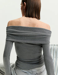 BLUSA FEMININA MALHA LUREX SHOULDER ORIGINAL 012513140002