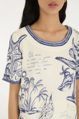 TSHIRT FEMININA MAR DE ONDAS FARM ORIGINAL  351170
