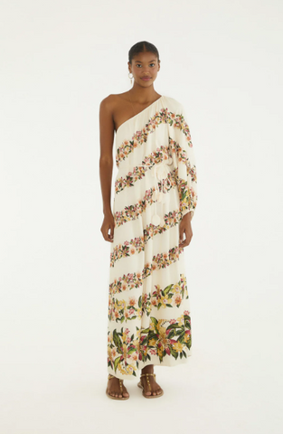 VESTIDO FEMININO OMBRO SÓ FLORAL MALI  FARM ORIGINAL 351541