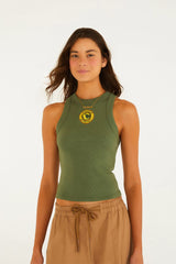 REGATA FEMININA  BORDADA BRAZUCA FARM ORIGINAL 363995