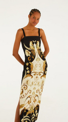 VESTIDO FEMININO MIDI MILENA FARM ORIGINAL 361749