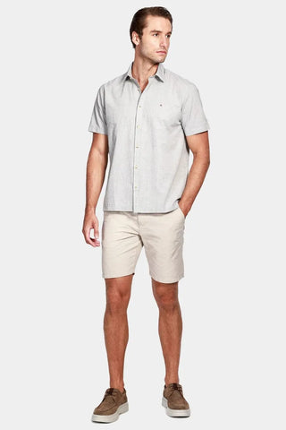 CAMISA MASCULINA REG ALGODAO TEXTURA MARINHO ARAMIS ORIGINAL MC.05.0229010