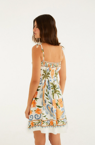 VESTIDO FEMININO CURTO TINA FARM ORIGINAL 352387