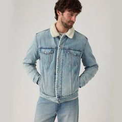 JAQUETA MASCULINA SHERPA TRUCKER JEANS LEVI´S® ORIGINAL 163650272