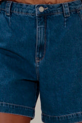 SHORTS FEMININA CLASSIC BLUE DENIM GATABAKANA ORIGINAL 3892600001